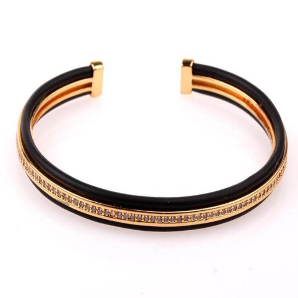 Yellow and Black Bangle
